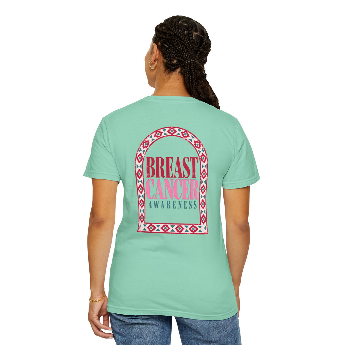 Breast Cancer Awareness T-Shirt — Pink Arch Design