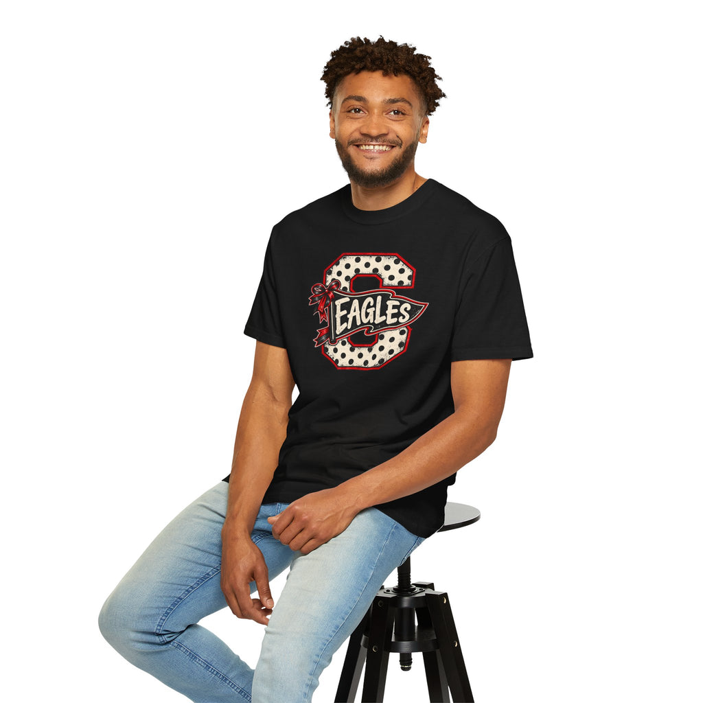 Vintage Polka Dot 'Eagles' Letterman T-Shirt
