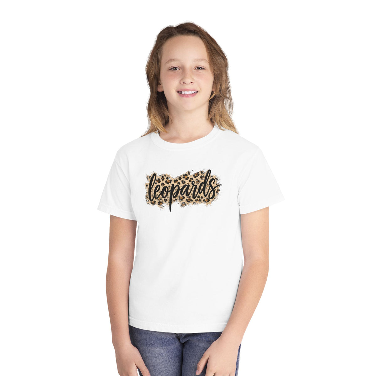 Leopards Youth Tee — Leopard Print Team Shirt