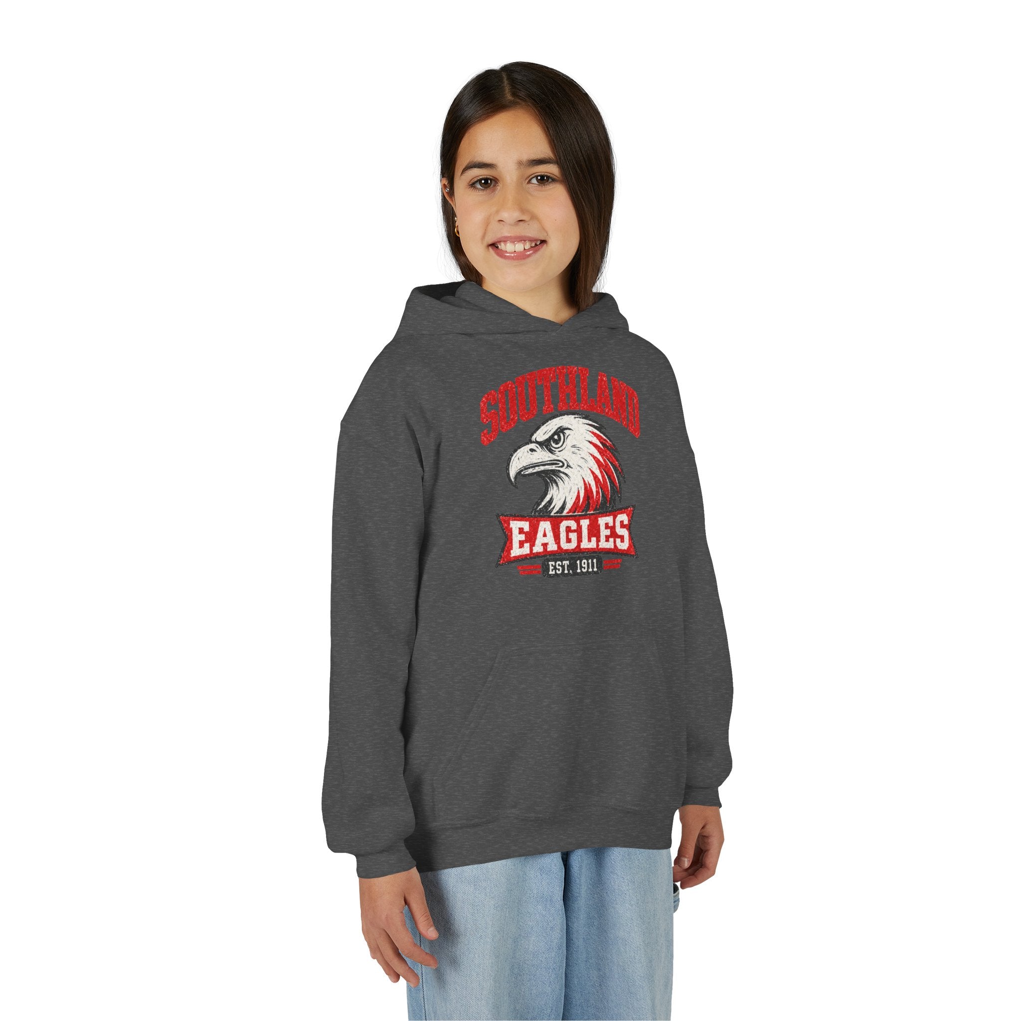 Southland Eagles Youth Hoodie — Vintage Eagle School Spirit Pullover