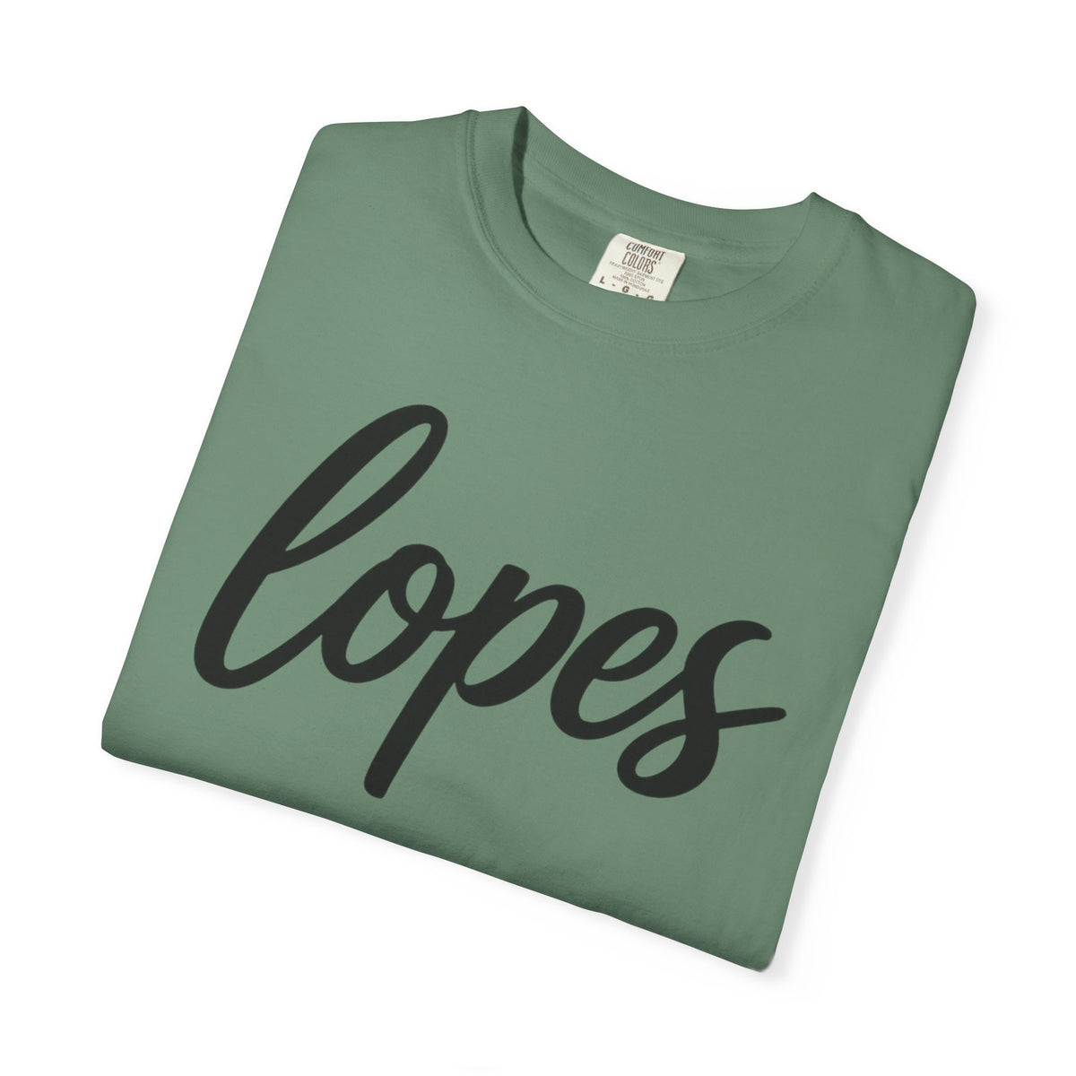 Lopes Script Tee — Personalized Name Graphic T-Shirt