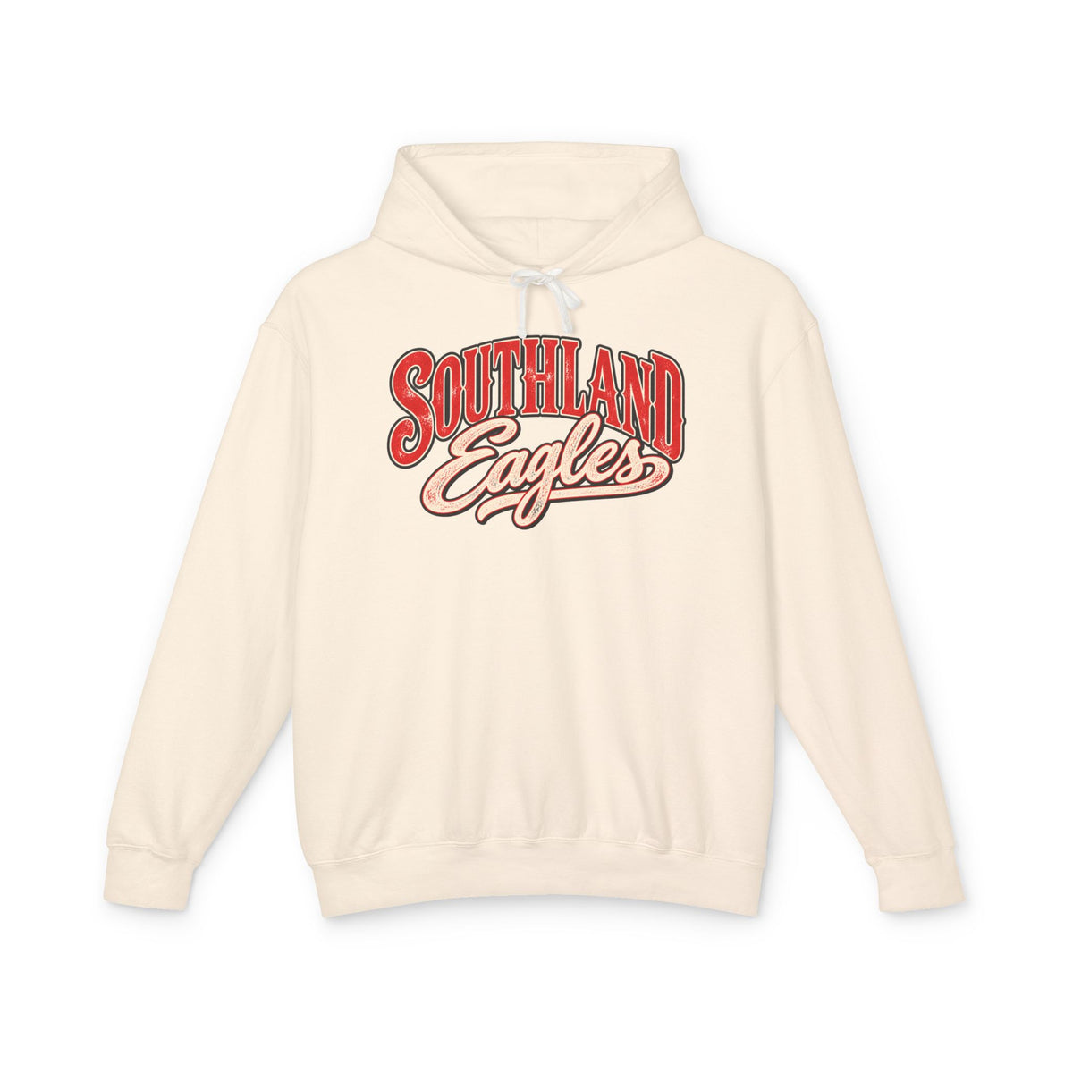 Southland Eagles Hoodie – Vintage Collegiate Lightweight Hooded Sweatshirt