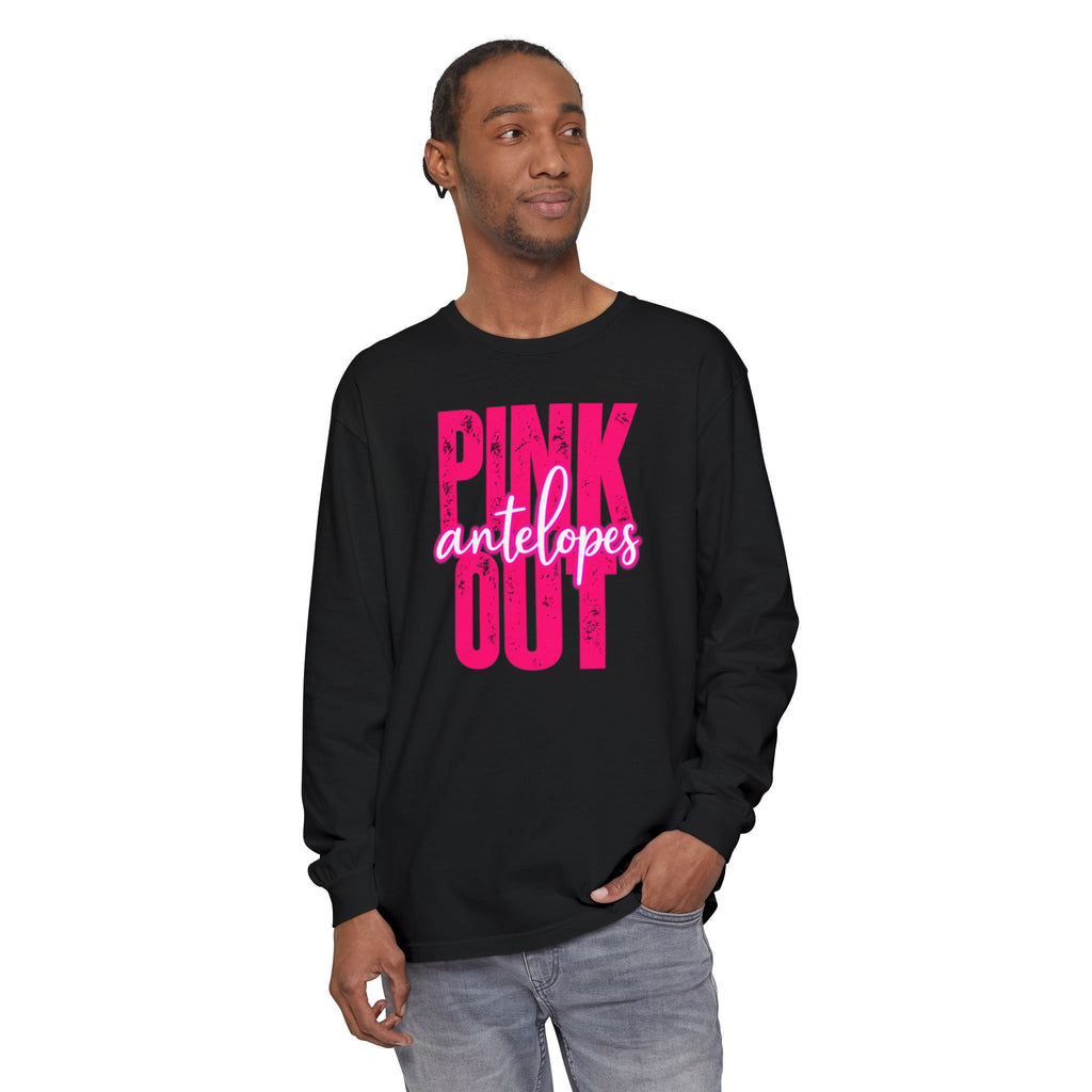 Pink Out Antelopes Long Sleeve Tee