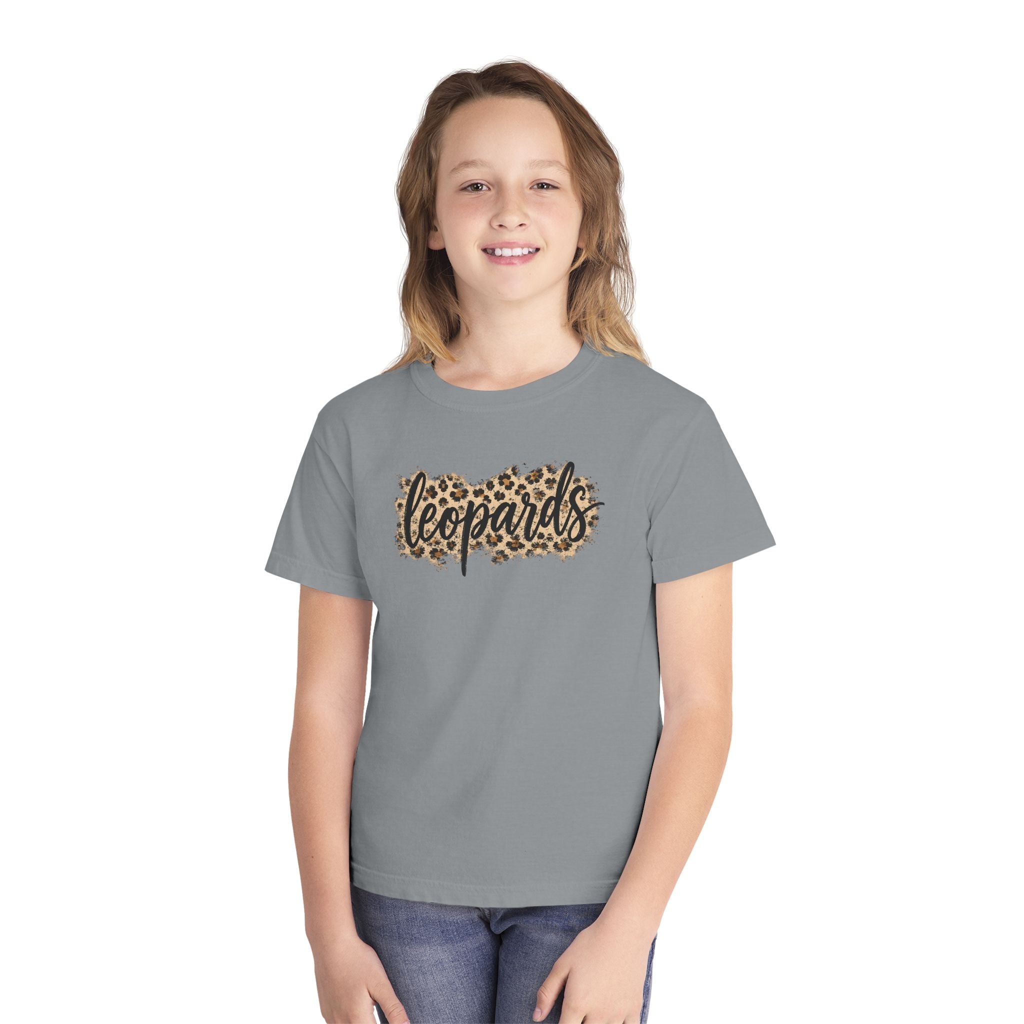 Leopards Youth Tee — Leopard Print Team Shirt