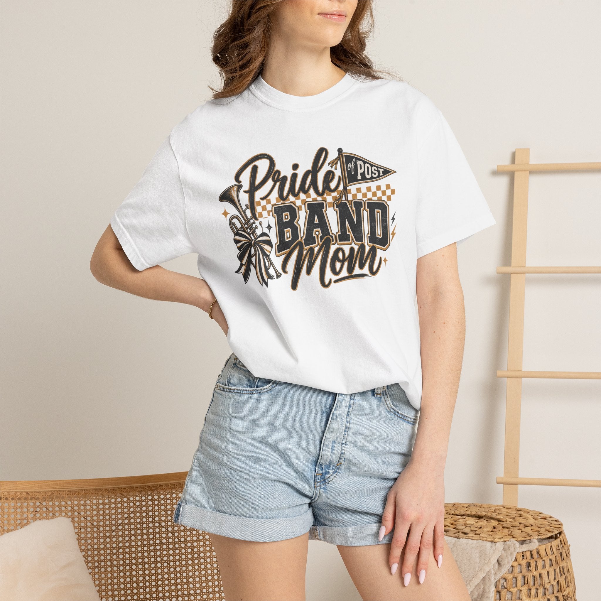 Band Mom T-Shirt – "Pride Band Mom" Graphic Tee for Marching Band Parents