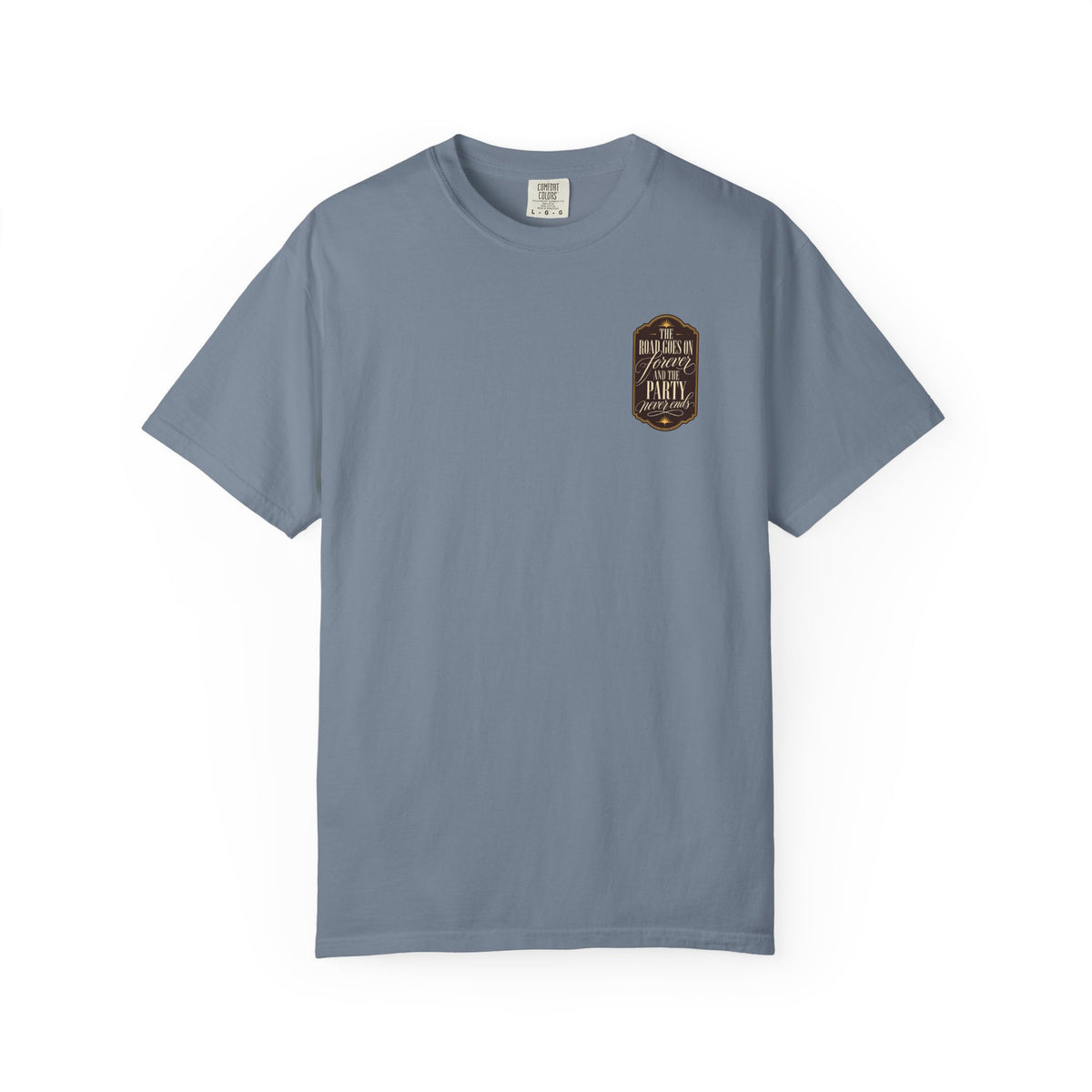 The Road Goes On Forever Party Never Ends Graphic T-Shirt