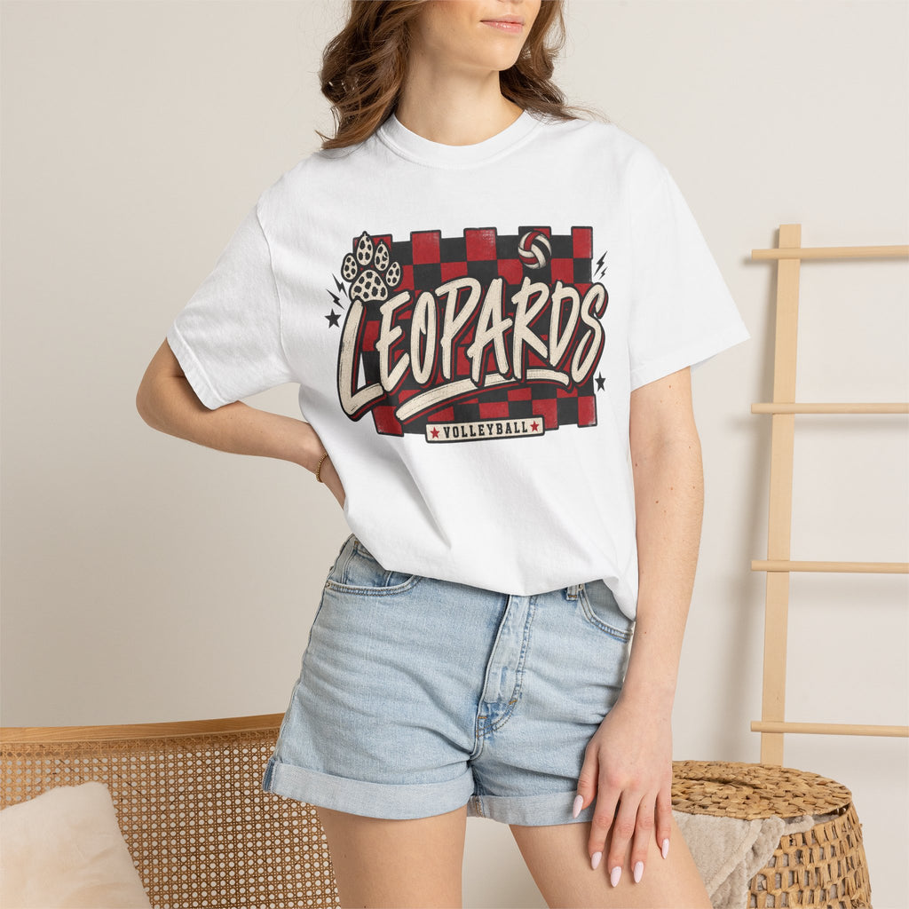 Leopards Volleyball Graphic T-Shirt