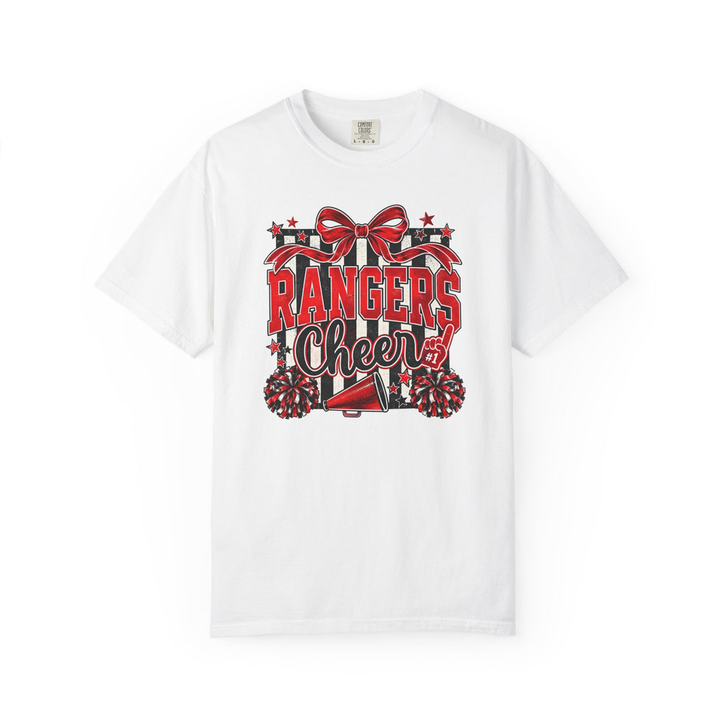 Rangers Cheer T‑Shirt — Pom Pom Megaphone School Spirit Tee