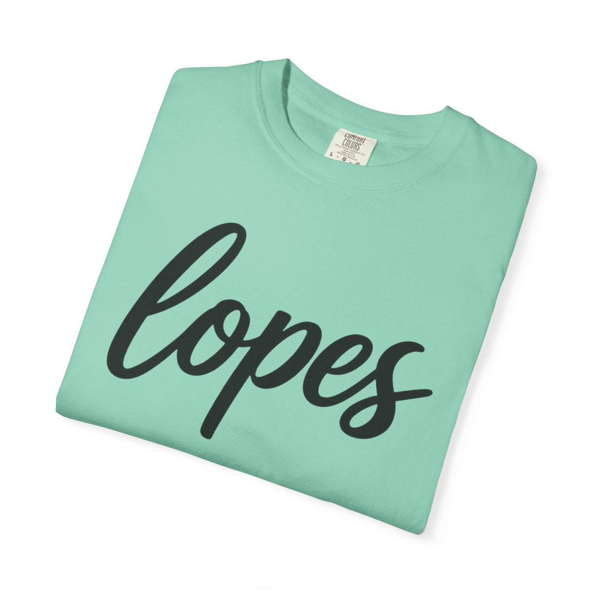 Lopes Script Tee — Personalized Name Graphic T-Shirt