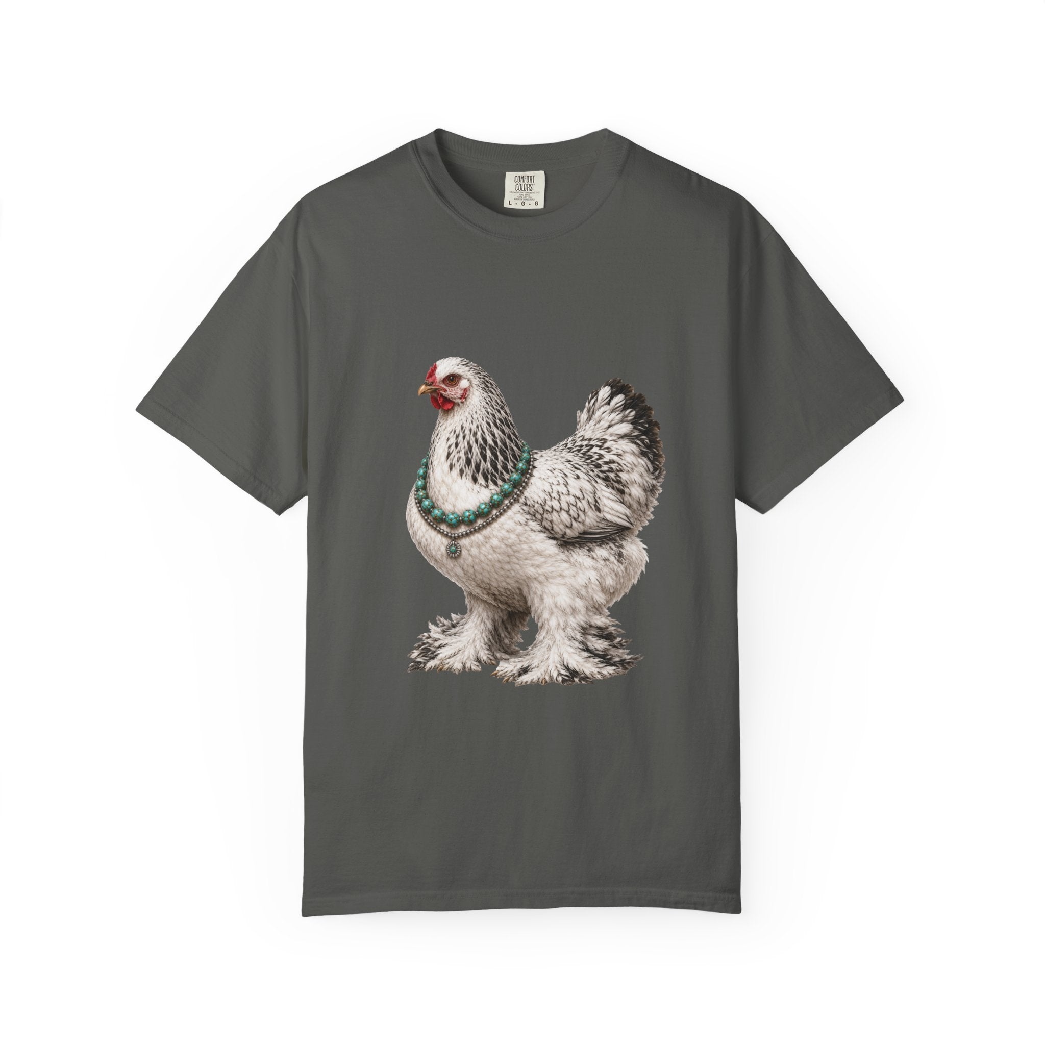 Feather Foot Turquoise Chicken Queen T-Shirt
