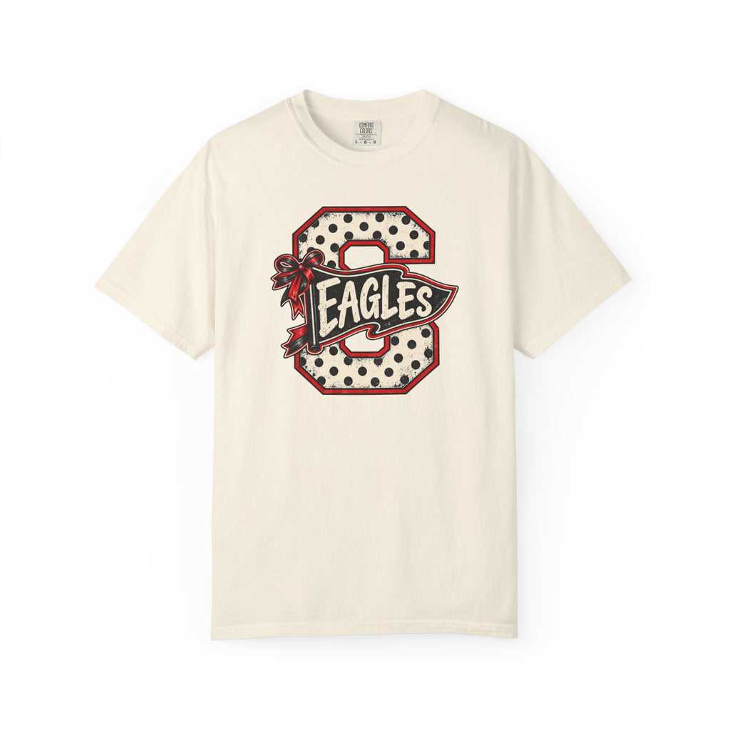 Vintage Polka Dot 'Eagles' Letterman T-Shirt