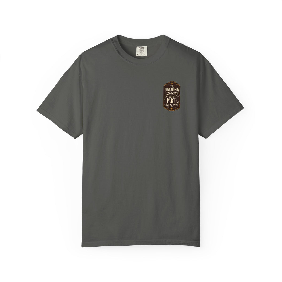 The Road Goes On Forever Party Never Ends Graphic T-Shirt