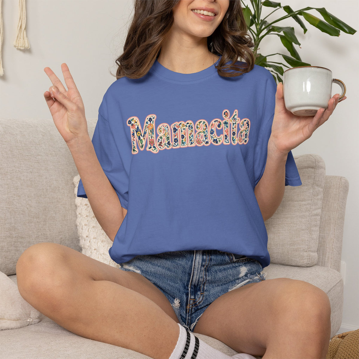 Mamacita Floral Logo T-Shirt