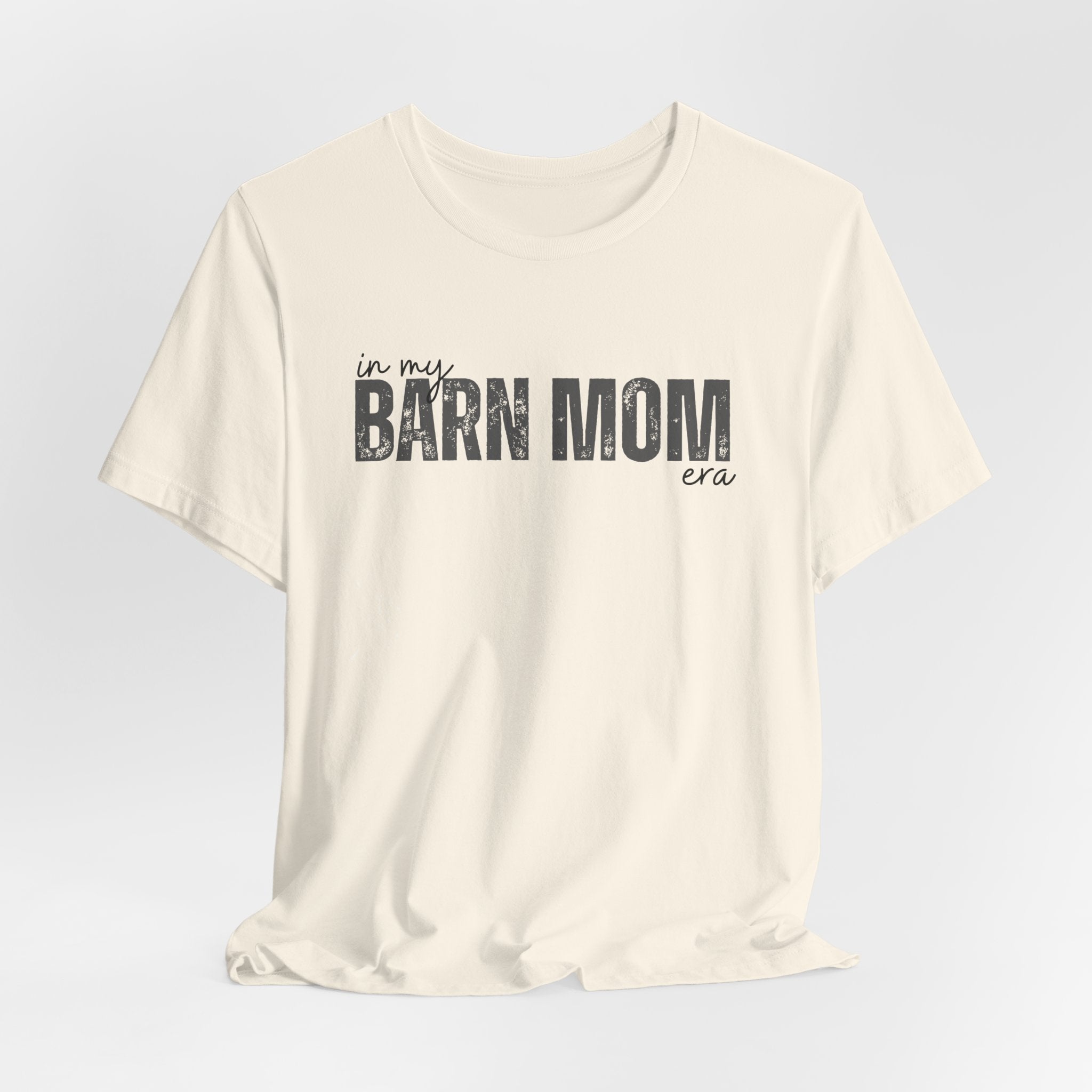 Barn Mom T‑Shirt – Vintage Rustic Farm Mom Tee