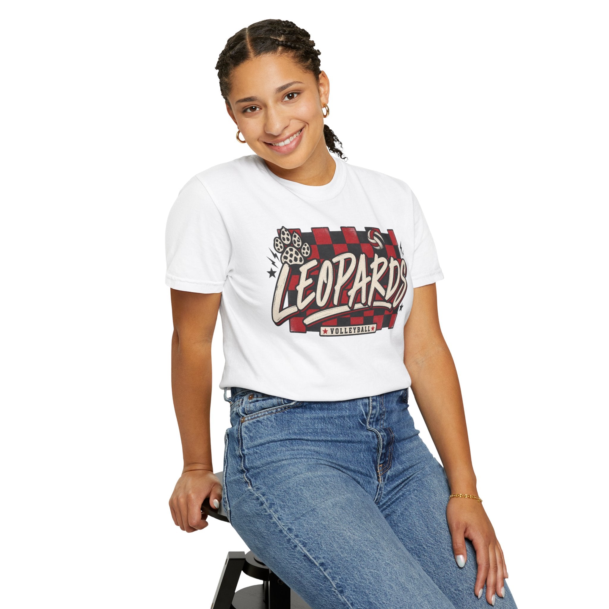 Leopards Volleyball Graphic T-Shirt