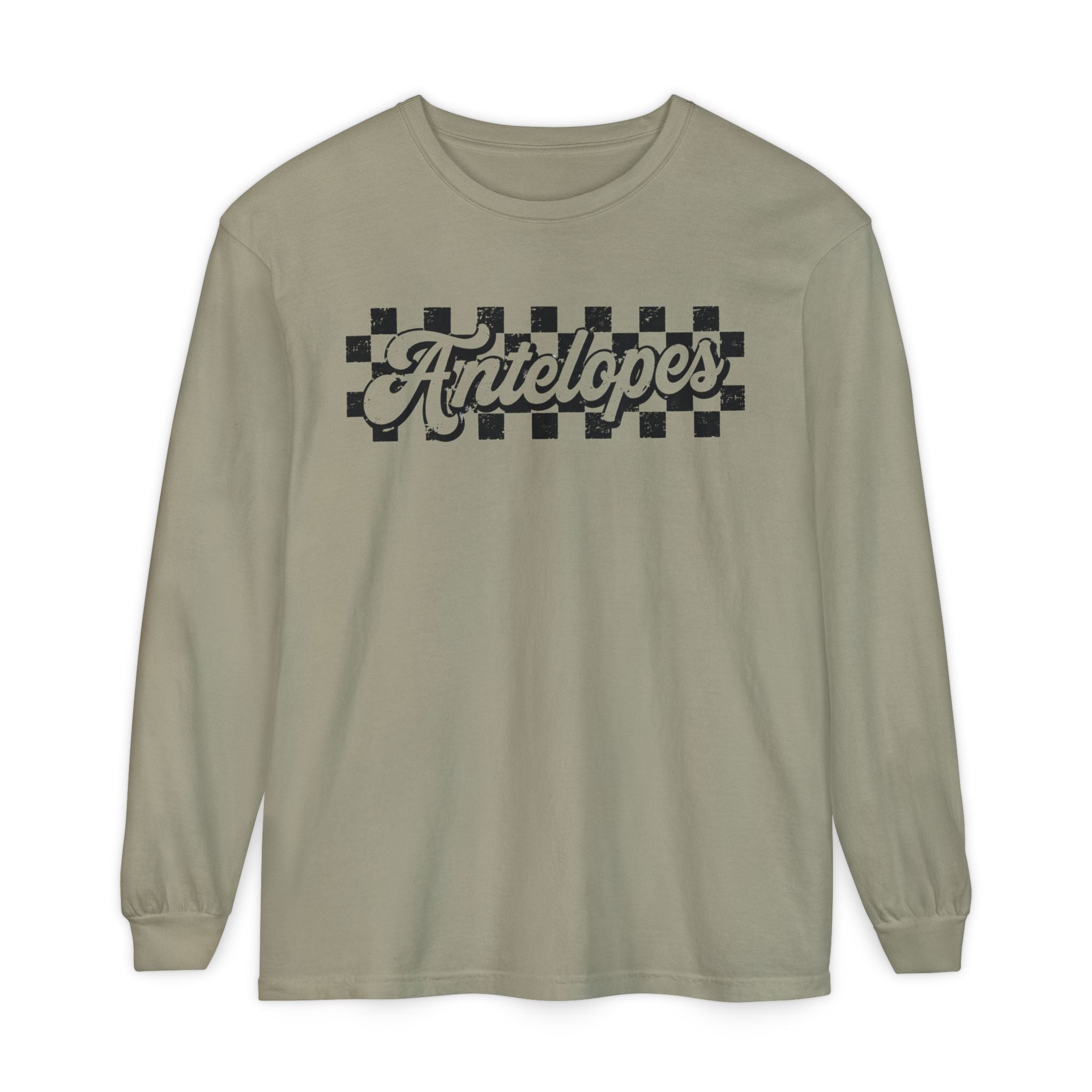 Antelopes Checkerboard Long Sleeve Tee