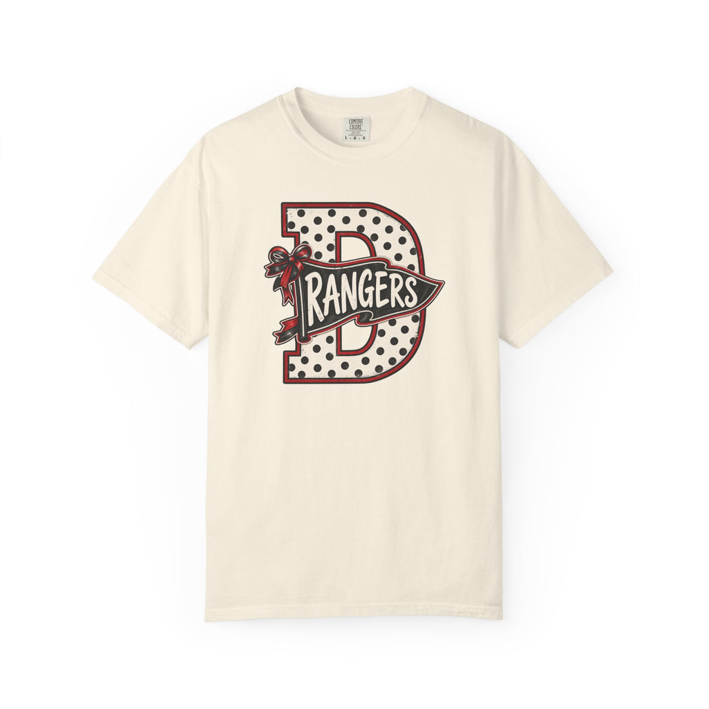 Rangers Vintage Letter 'D' Graphic T-Shirt