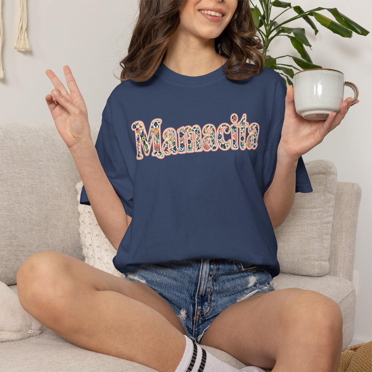 Mamacita Floral Logo T-Shirt