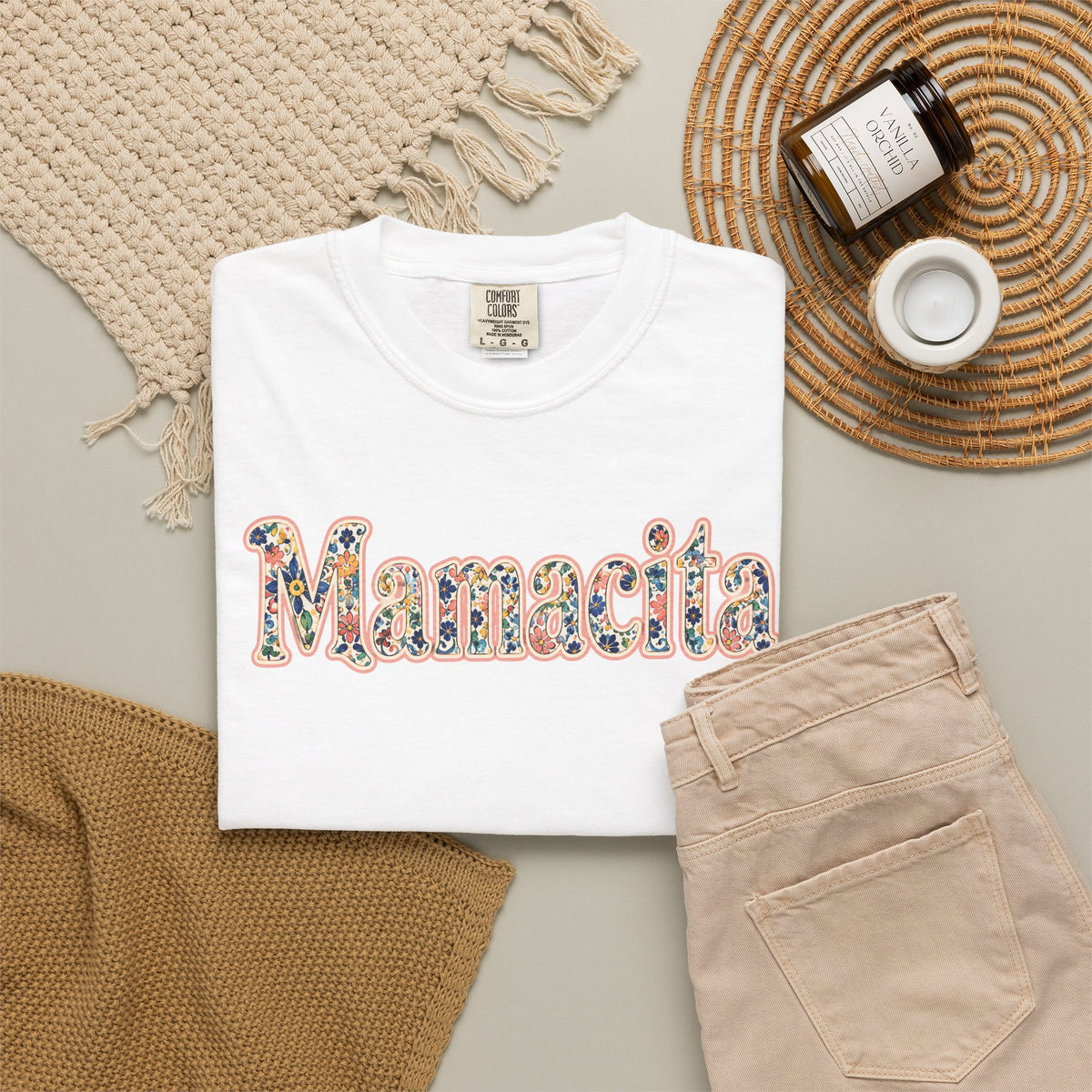 Mamacita Floral Logo T-Shirt