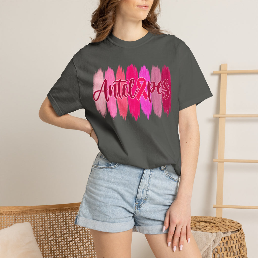 Antelopes Pink Brushstroke T-Shirt