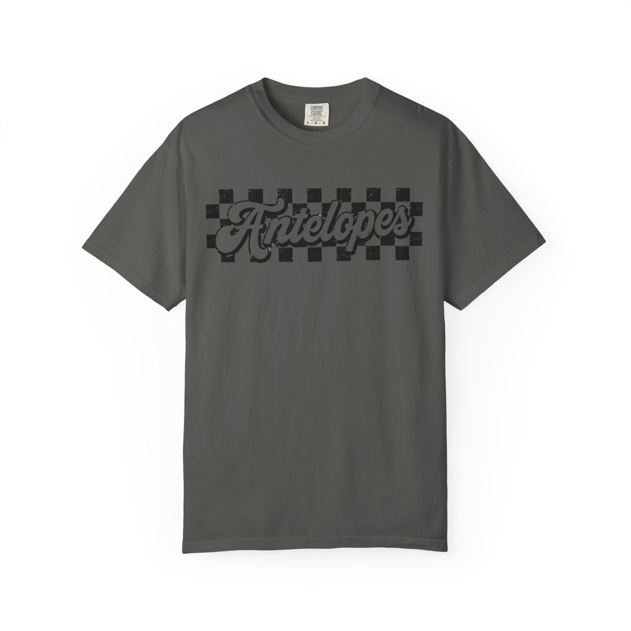 Antelopes Checkerboard Graphic T-Shirt