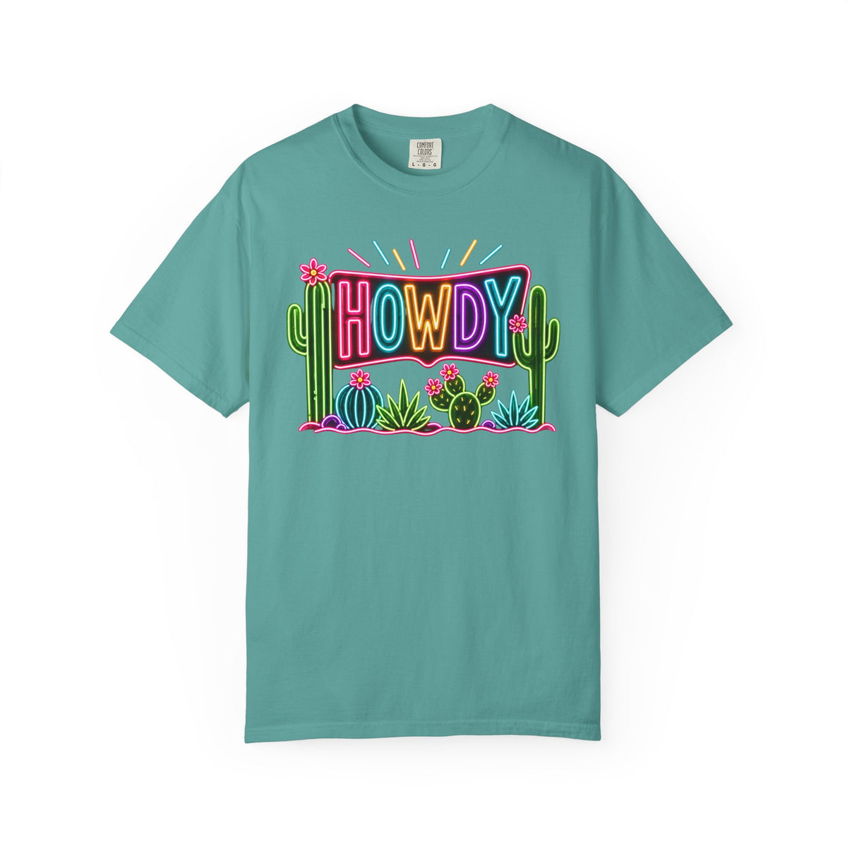 Neon Howdy Cactus T-Shirt