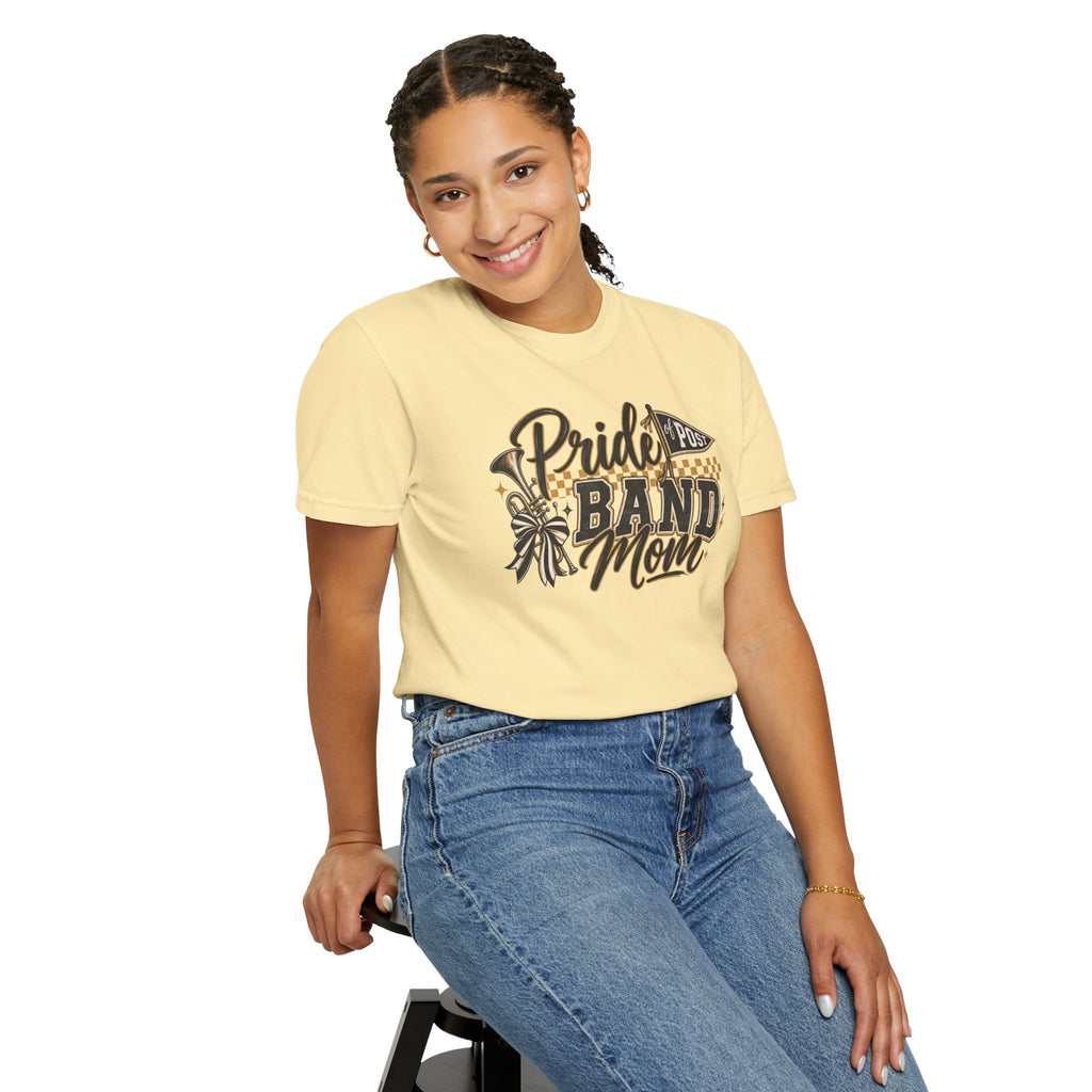 Band Mom T-Shirt — "Pride Post" Graphic Tee for Marching Band Parents
