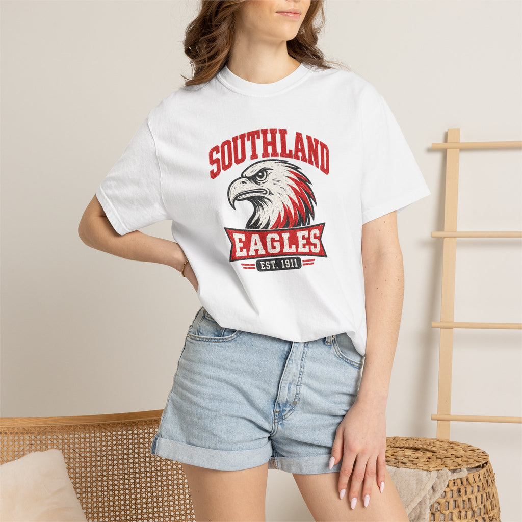 Southland Eagles T-Shirt — Vintage Eagle Mascot Tee (Est. 1913)
