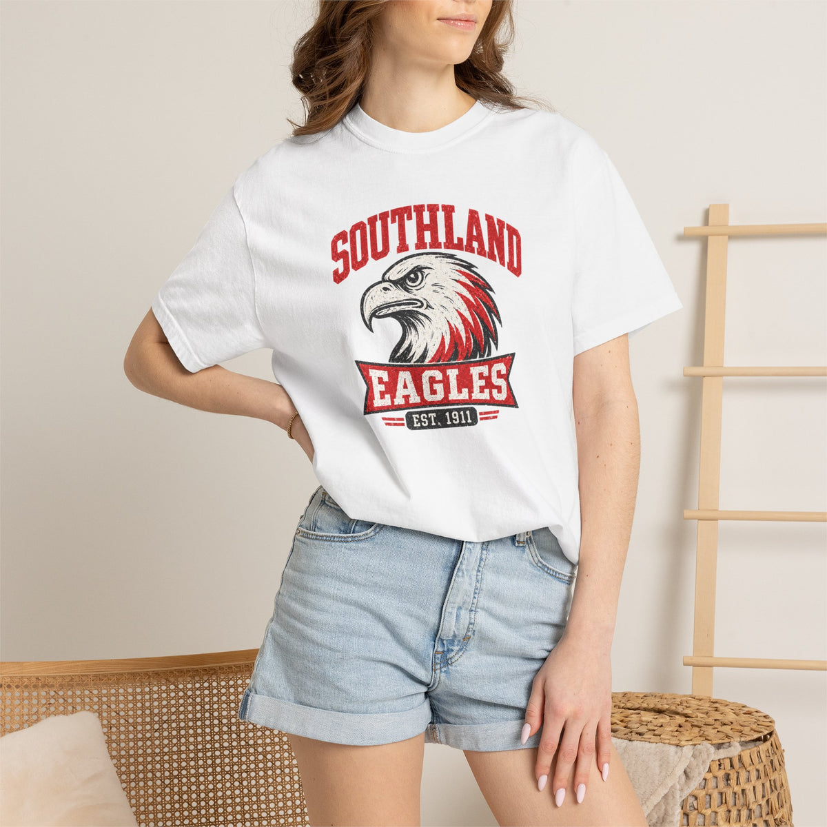 Southland Eagles T-Shirt — Vintage Eagle Mascot Tee (Est. 1913)