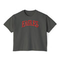 Eagles Graphic Boxy Tee — Women's Cropped Crewneck Shirt