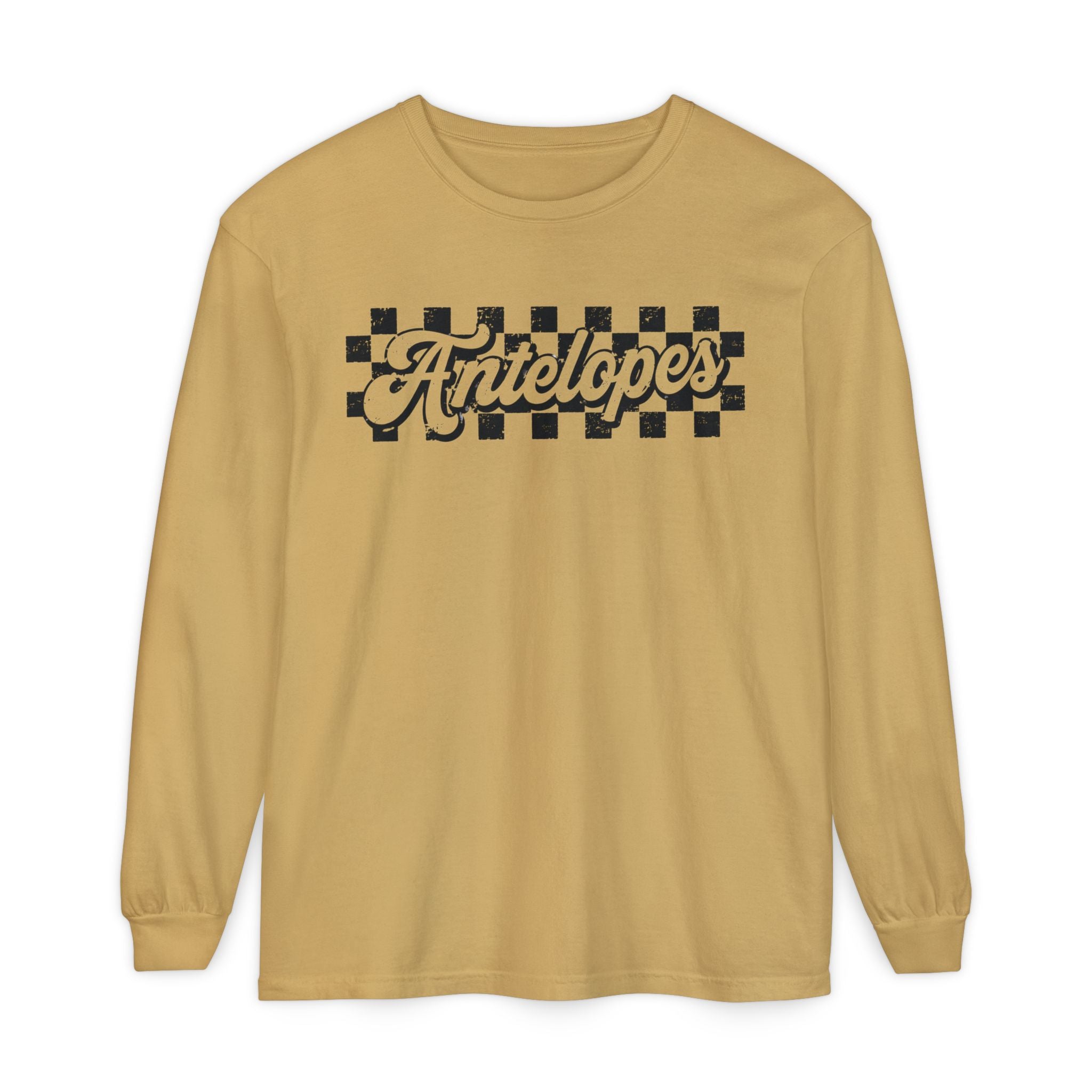Antelopes Checkerboard Long Sleeve Tee