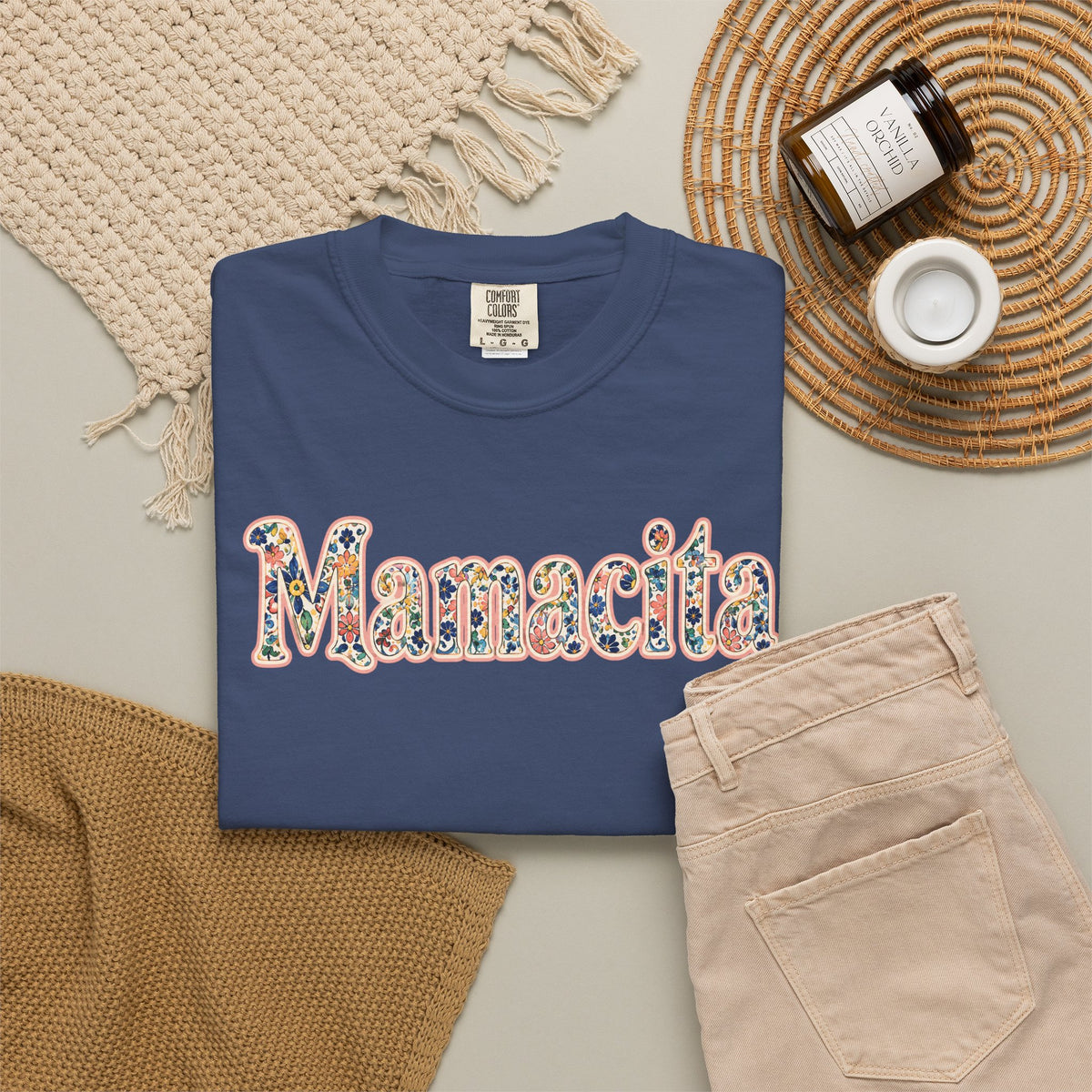 Mamacita Floral Logo T-Shirt