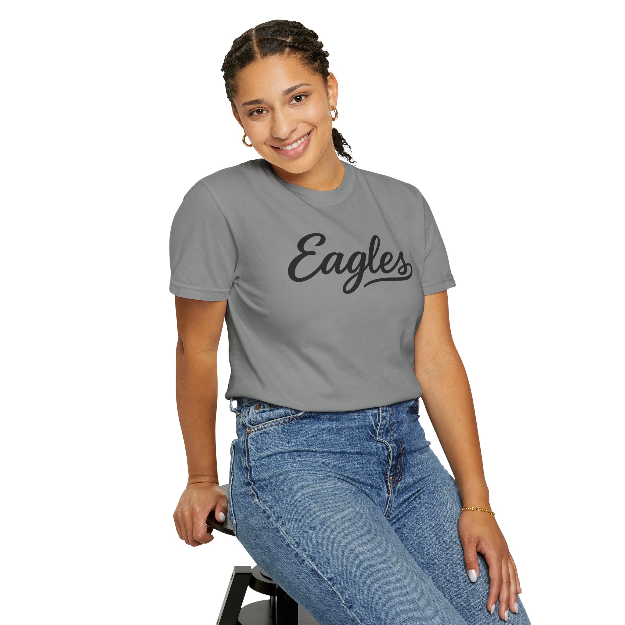 Eagles Script Tee — Vintage Athletic Logo T-Shirt