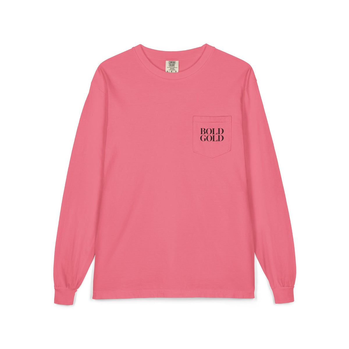 Bold Gold Antelopes Long Sleeve Pocket Tee