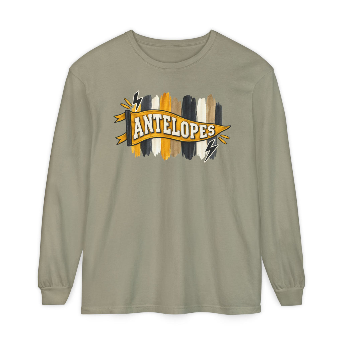 Antelopes Brushstroke Long Sleeve Tee