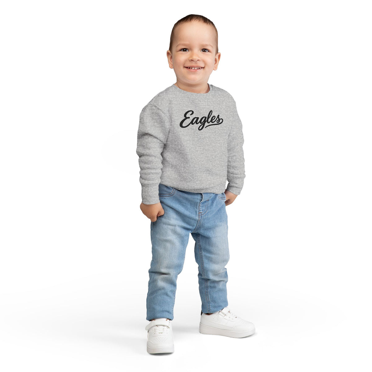 Eagles Toddler Sweatshirt – Retro Script Kids Crewneck