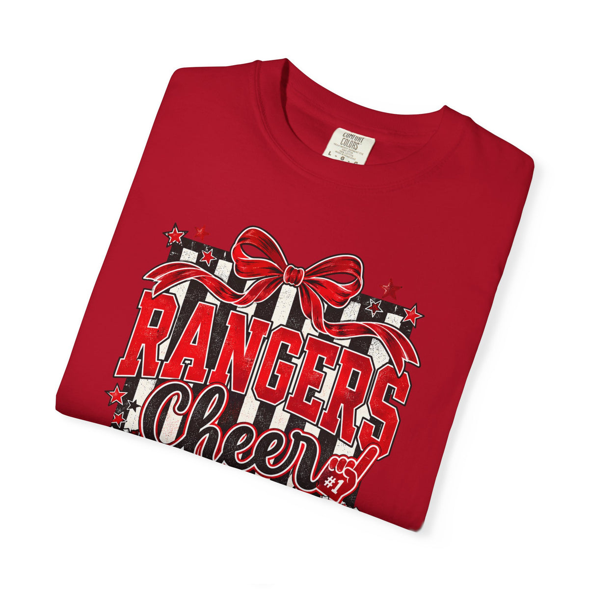 Rangers Cheer T‑Shirt — Pom Pom Megaphone School Spirit Tee