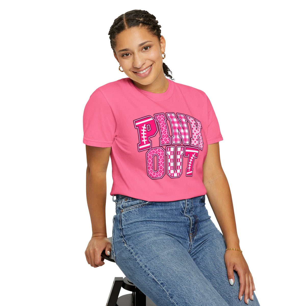 Pink Out T-Shirt — Breast Cancer Awareness Graphic Tee