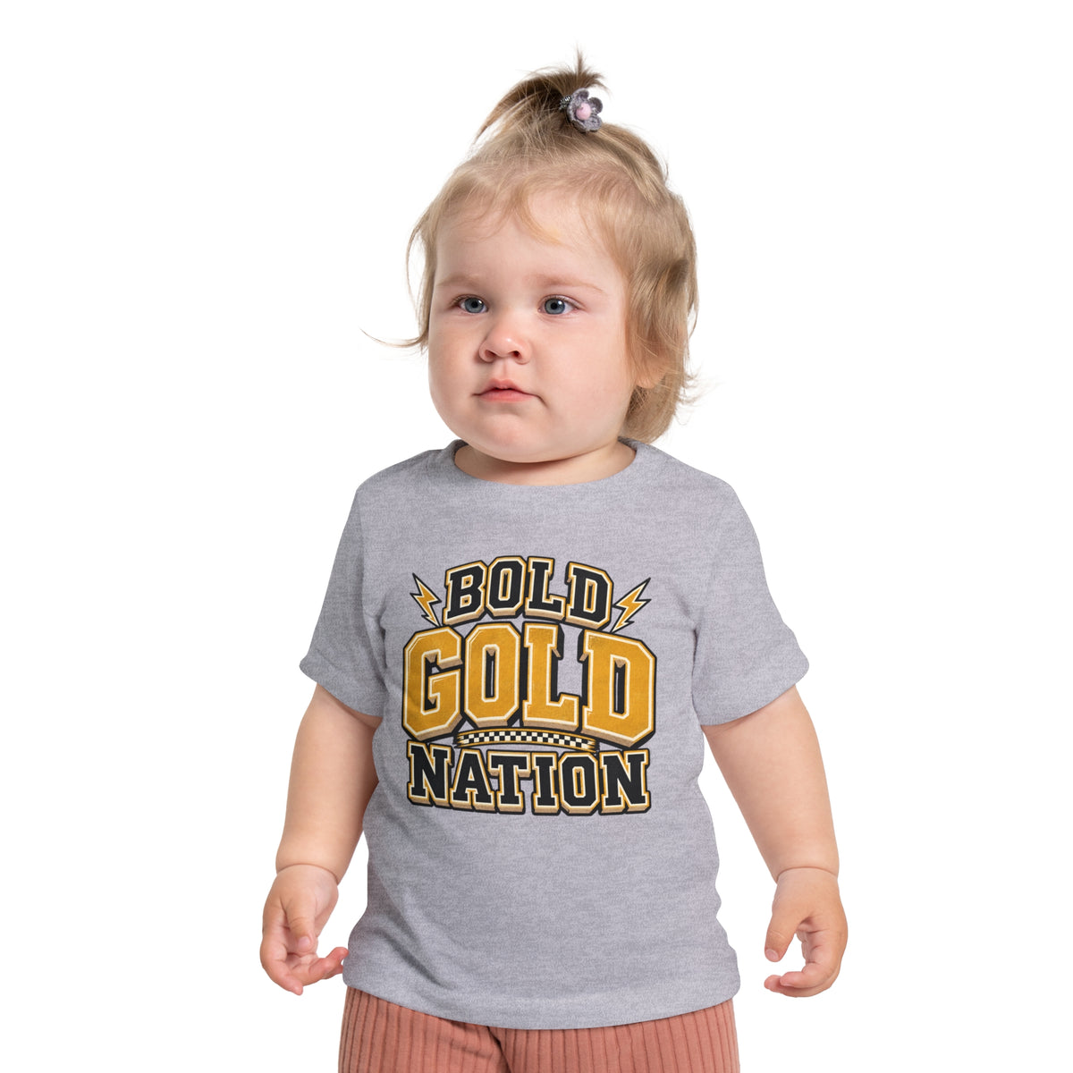 Bold Gold Nation Baby T-Shirt — Sports Team Infant Tee