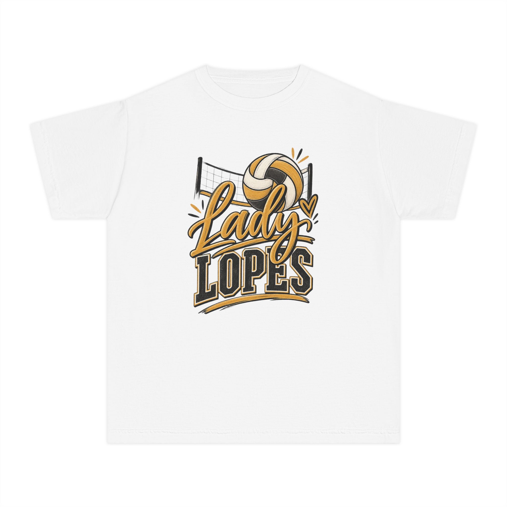 Lady Lopes Youth Volleyball Tee — "Lady Lopes" Team Spirit Shirt