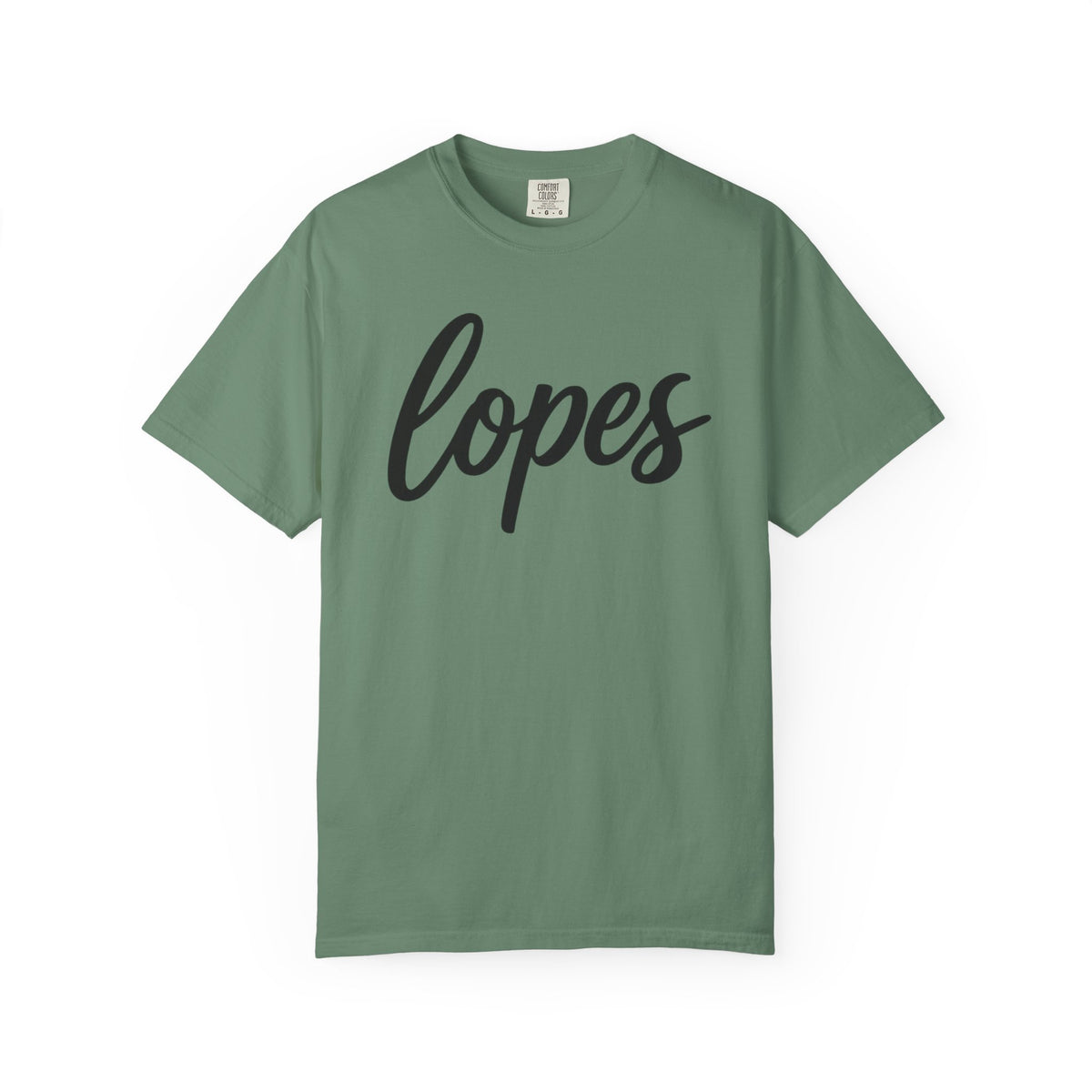 Lopes Script Tee — Personalized Name Graphic T-Shirt