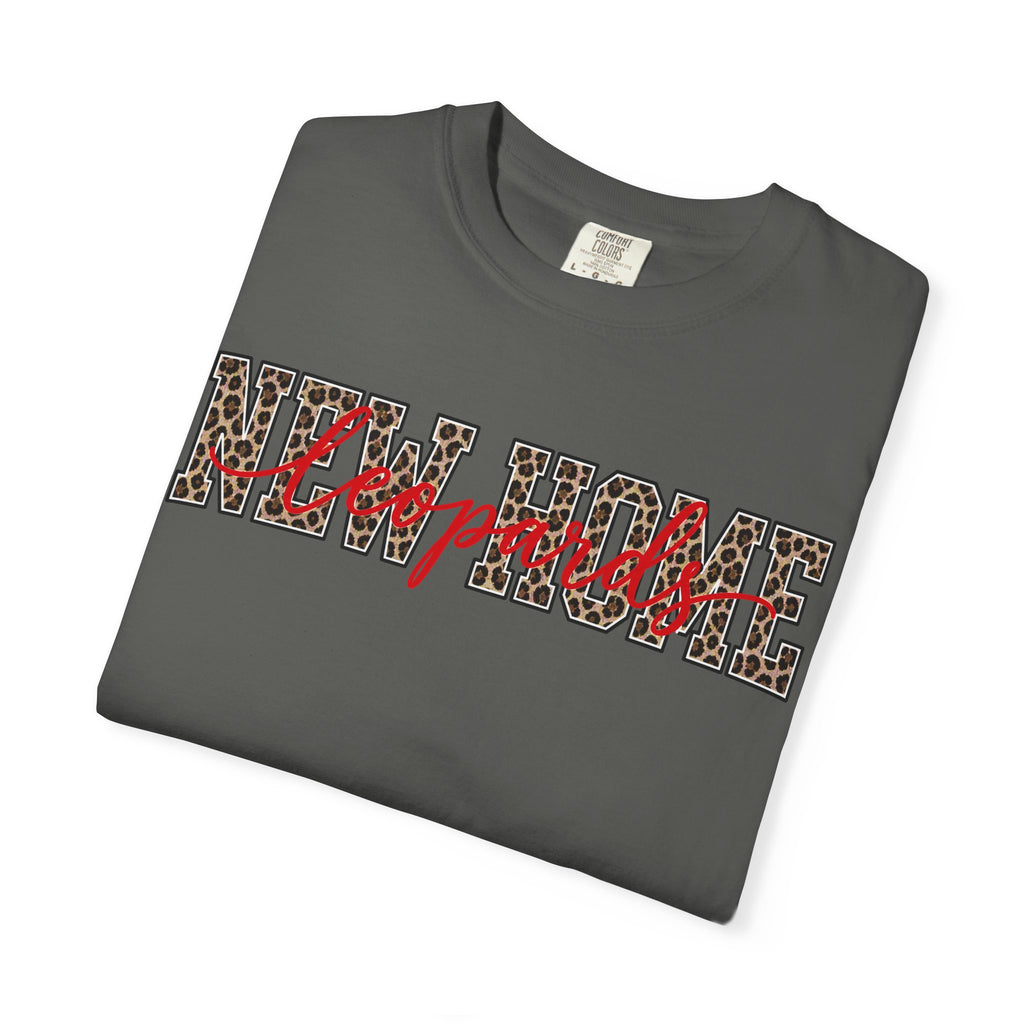New Home Leopard Script T-Shirt