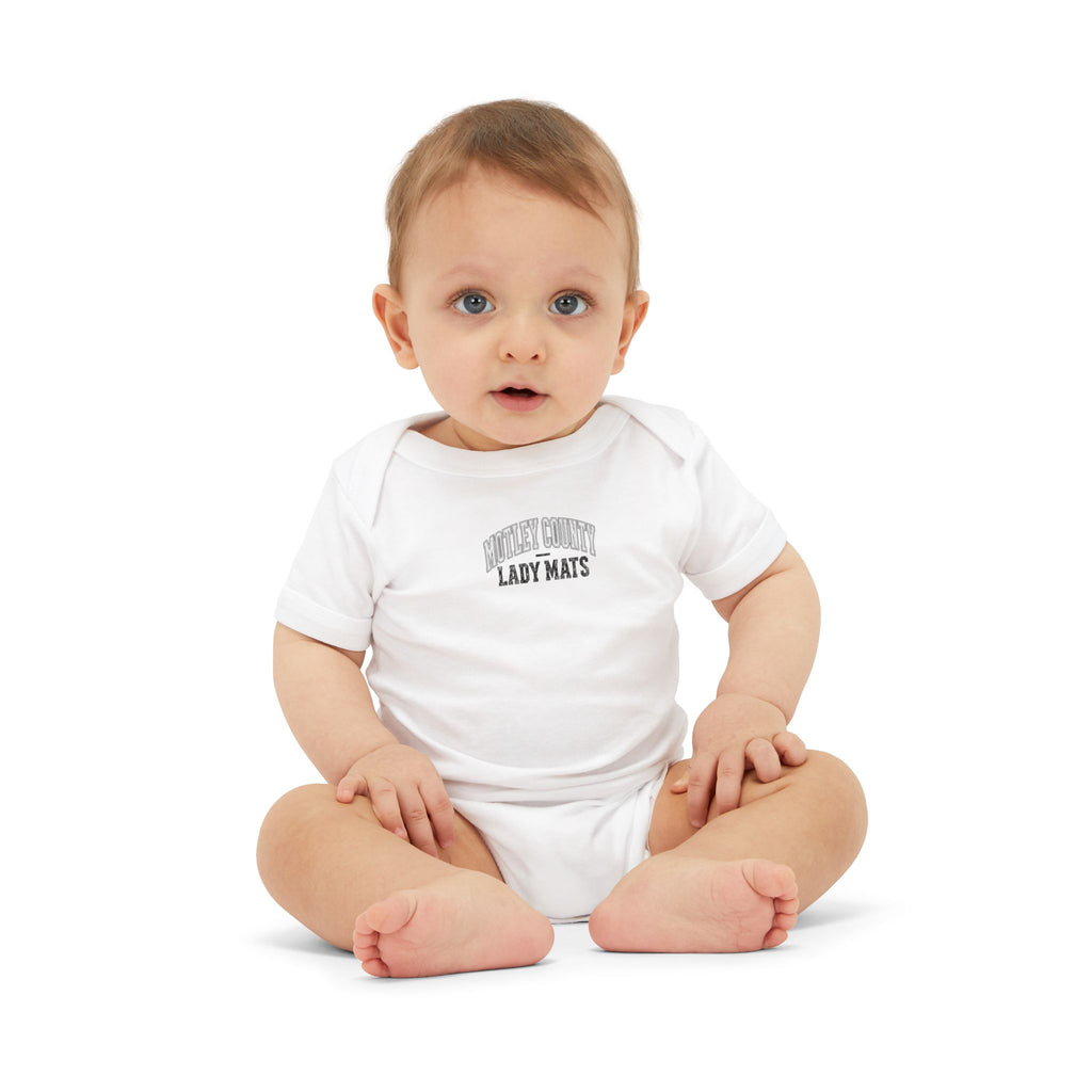 Infant One-Piece Bodysuit — "Mighty Cute Lady Mats" School/Team Baby Gift