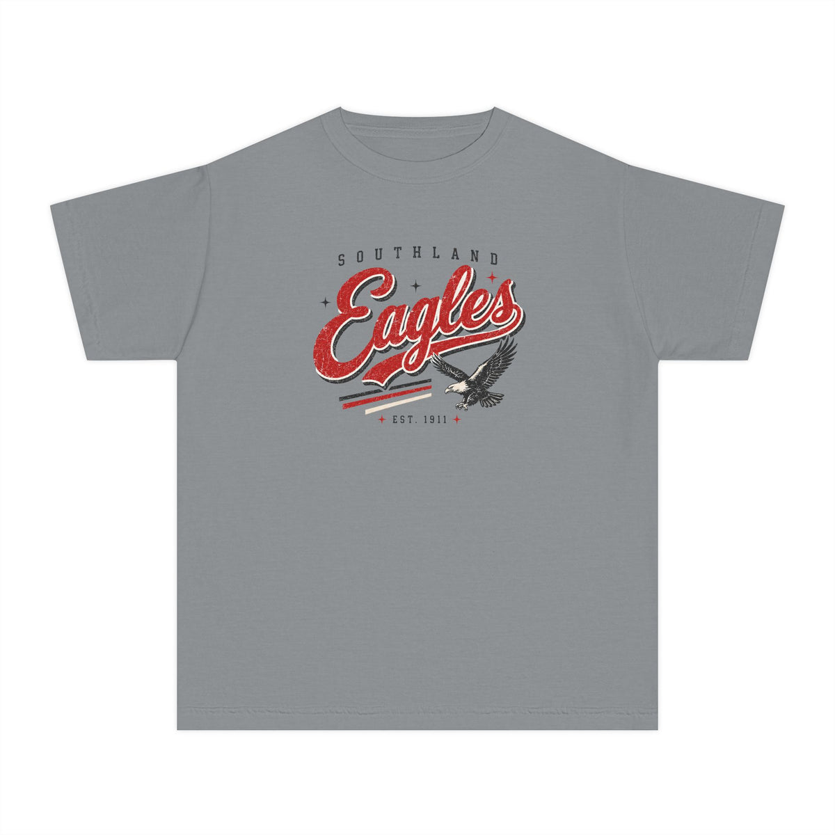 Southland Eagles Youth T-Shirt – Vintage Script & Flying Eagle Graphic
