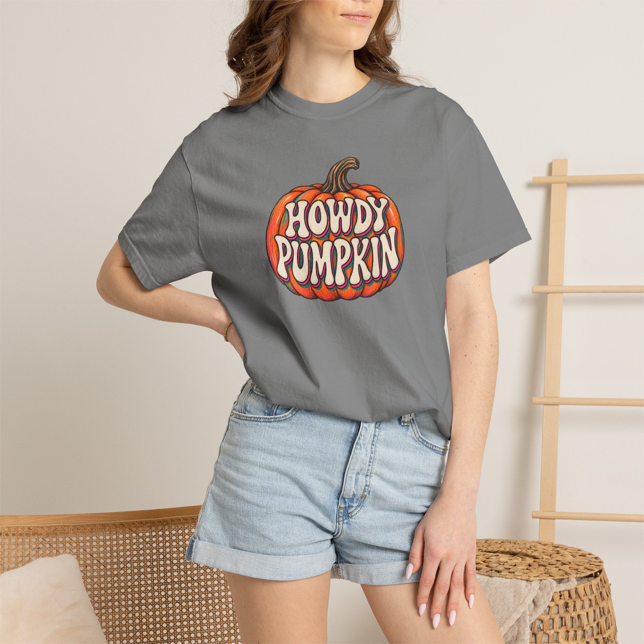 Howdy Pumpkin T-Shirt — Fall Western Graphic Tee