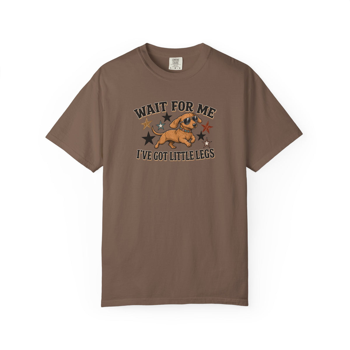 Wait For Me I've Got Little Legs T-Shirt — Cute Dachshund Retro Graphic Tee