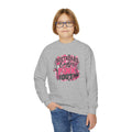 Youth Crewneck Sweatshirt — "Southland Eagles Pink Out" School Spirit Crew