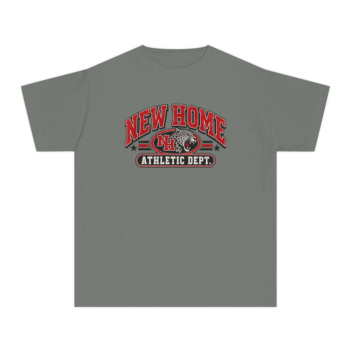 New Home Athletic Dept. Youth Tee — Kids' Welcome Home Graphic Shirt