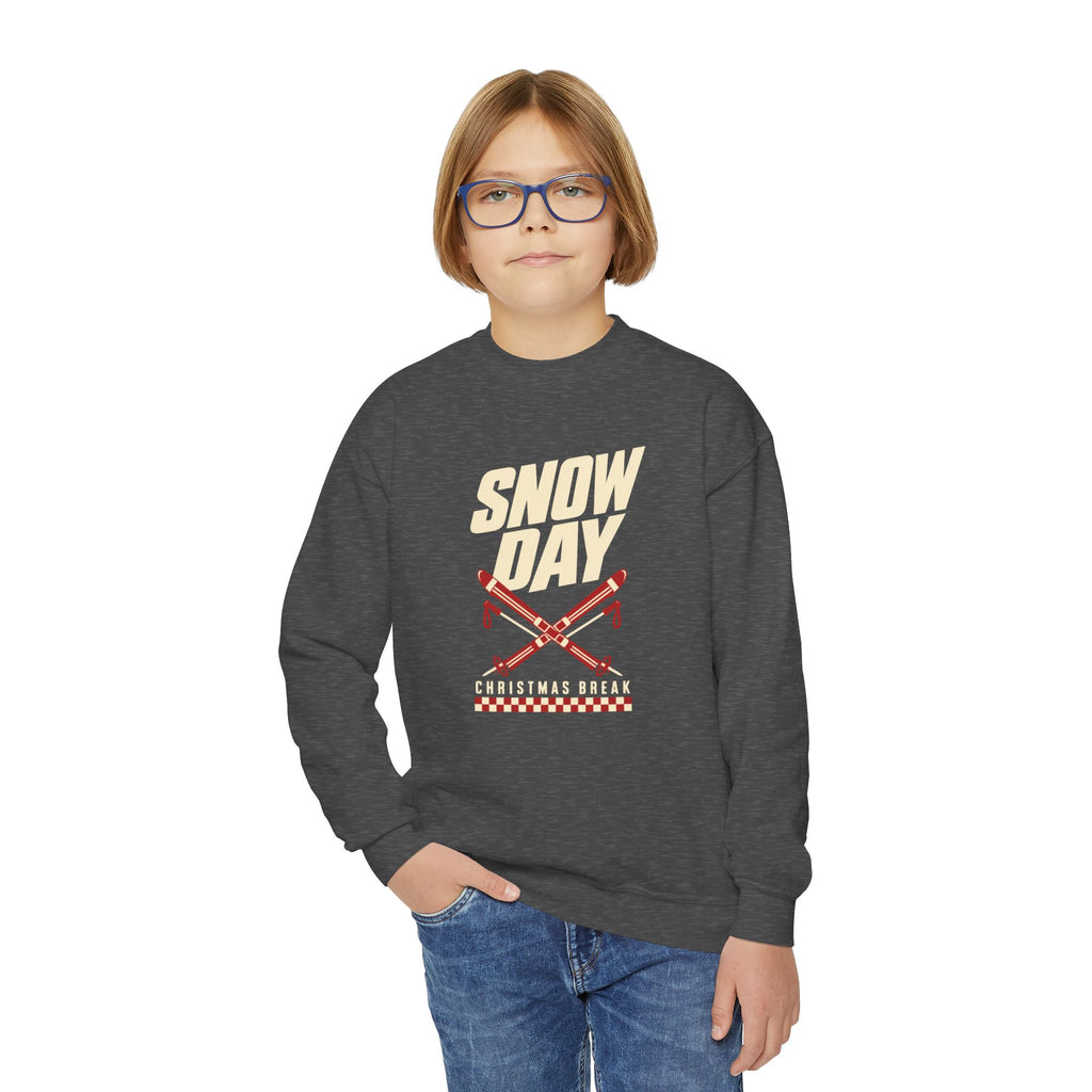 Youth Snow Day Crewneck Sweatshirt