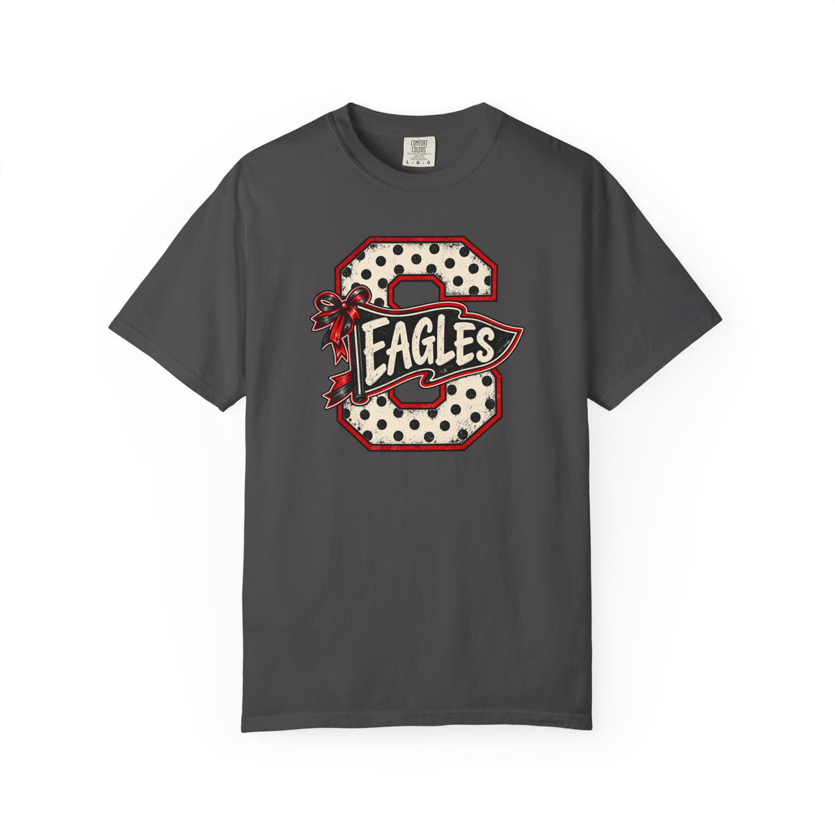 Vintage Polka Dot 'Eagles' Letterman T-Shirt